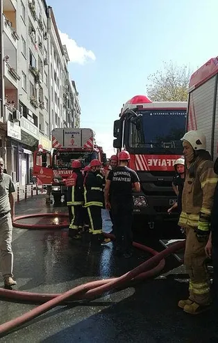 İstanbul Bayrampaşa'da korkutan yangın!