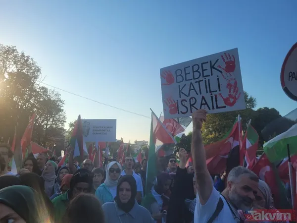 Takvim.com.tr, Ayasofya'da! Binlerce kişi Filistin için meydanlara akın etti | İşte o anlar... - 39
