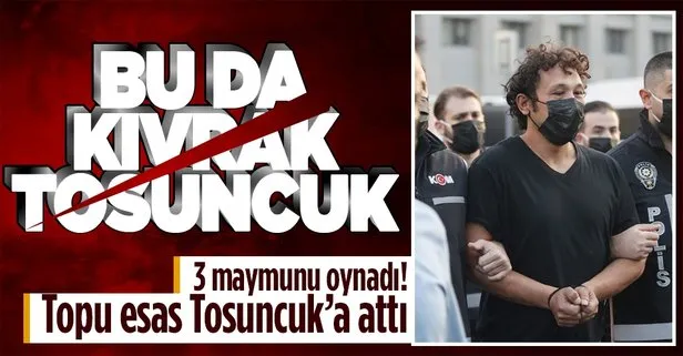 SON DAKİKA: Tosuncuk’un kardeşi Fatih Aydın 3 maymunu oynadı! Topu hep Mehmet Aydın’a attı