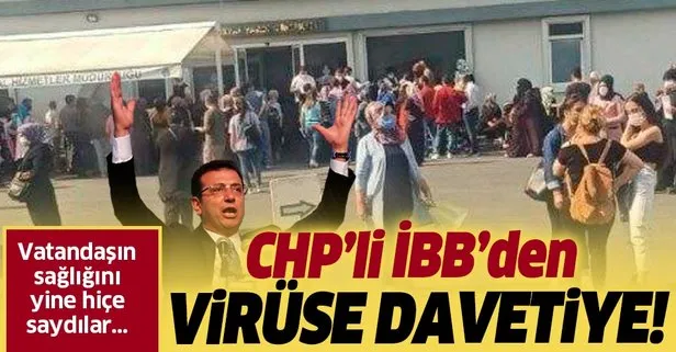 CHP’li İBB’den koronavirüse davetiye! Tedbir almadan vatandaşları bir araya topladı...
