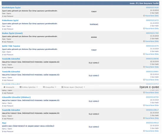 21-28 Ekim tarihlerinde İŞKUR aracılığı ile 11 bin personel alınıyor! İşte İŞKUR kadrolar ve başvuru şartları...-2