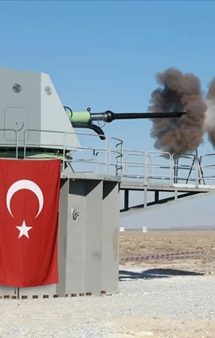 Milli Savunma gururla sunar: Dakikada 80 atış yapan Milli Deniz Topu