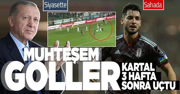 Beşiktaş Giresunspor’u Tayyip Talha Sanuç’un muhteşem röveşata golüyle yendi