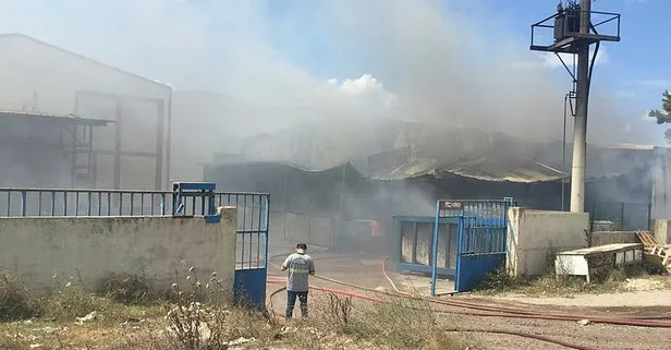Kocaeli’de fabrika yangını! Hepsi küle döndü