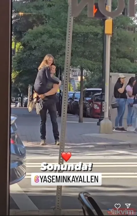 Yasemin Allen New York sokaklarında aşka geldi! Eski FBI çalışanı sevgilisinin kucağına atladı! O anlar sosyal medyaya damga vurdu - 20