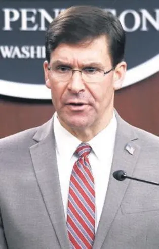 Trump Esper’i kovdu