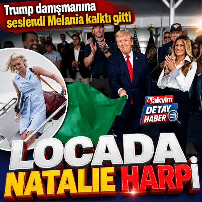 Locada Natalie Harp depremi! Trump yanına çağırdı Melania yerinden fırladı