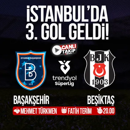 Başakşehir - Beşiktaş | SÜPER LİG MAÇI CANLI