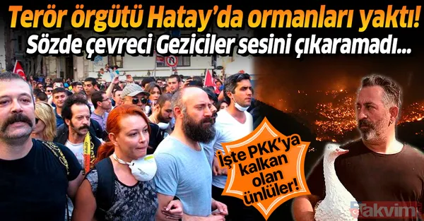 Gezi Olaylarında En Ön Safta Yer Alan, Sözcülük Yapan Halit Ergenç-Bergüzar Korel Çifti, Hatay Yangınını Çıkaran Pkk'yı Lanetleyemedi. Günaydın Görüş Almak İçin...