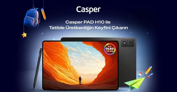 Casper PAD H10 ile ara tatil ve bayramda teknoloji keyfi