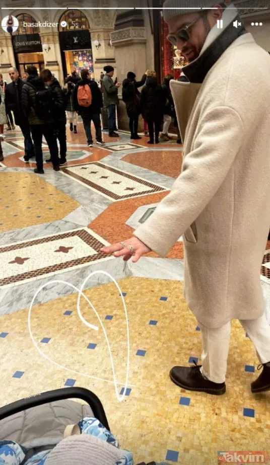 Kıvanç Tatlıtuğ ve Başak Dizer'in oğlu Kurt Efe 1 yaşında! Kendisi henüz ortada yok ama annesi pastasını paylaştı "Daha tatlı bir şey gördünüz mü?" - 7