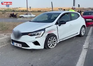 Edirne’de otomobiller çarpıştı: 1 yaralı