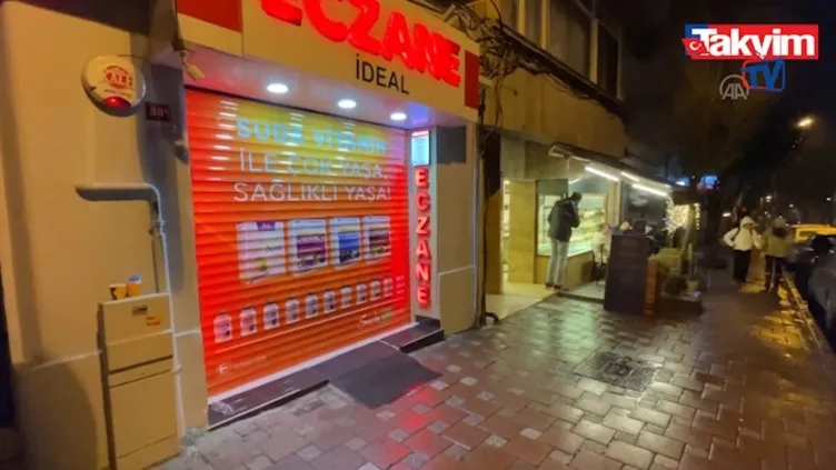 İstanbul’da eczanede korkunç cinayet! Küfürleştiği genci göğsünden vurdu
