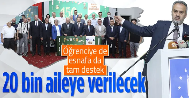 Öğrenciye de esnafa da tam destek