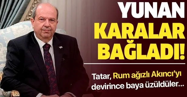 Ersin Tatar KKTC’de Cumhurbaşkanı oldu, Yunan kudurdu!