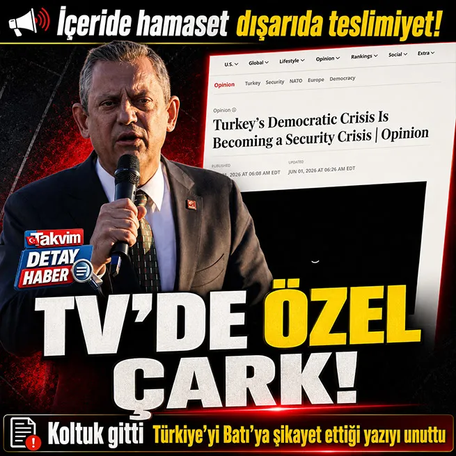 Halk TV’de rest Newsweek’te şikayet: Özgür Özel’in Batı açmazı | Türkiye’yi Batı’ya şikayet ettiği yazıyı unuttu