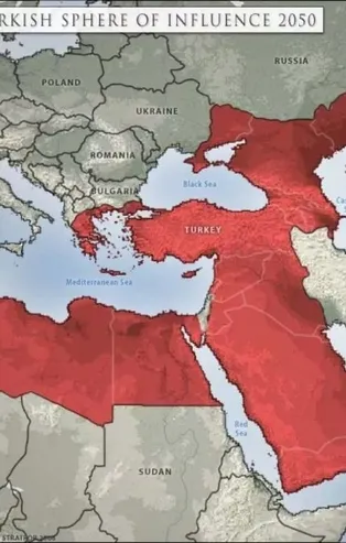 "Gölge CIA" olarak bilinen Stratfor'dan çok konuşulacak harita! 2050 yılında Türkiye...