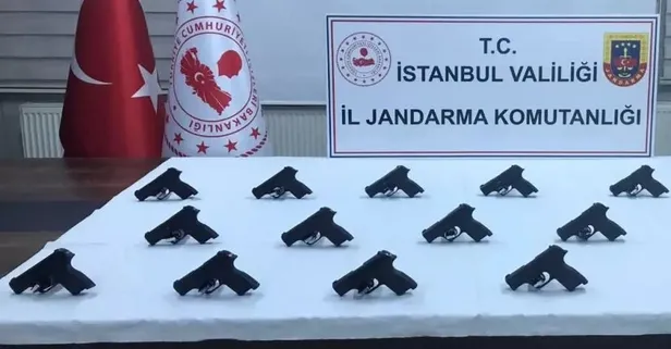 Eyüpsultan'da silah kaçakçılığı operasyonu: 9 gözaltı