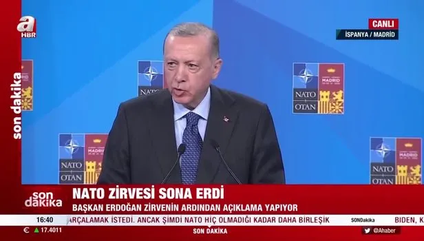 NATO zirvesi sona erdi! Başkan Erdoğan’dan önemli açıklamalar