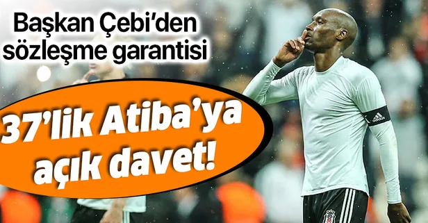 Beşiktaş Başkanı Ahmet Nur Çebi'den Atiba Hutchinson'a açık davet!