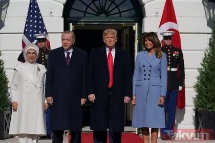Dünyanın gözü bu zirveydi! Trump, Başkan Erdoğan’ı resmi törenle karşıladı