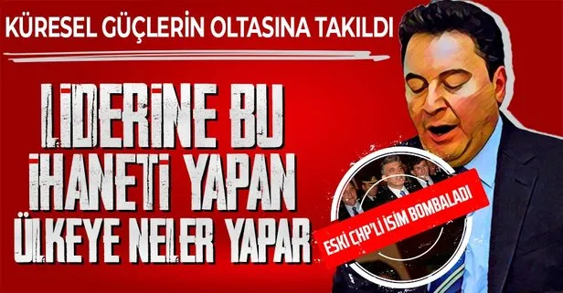 Eski CHP’li Yılmaz Ateş’ten ’ihanet’ itirafı yapan Ali Babacan’a tepki: Liderine bunu yapan ülkeye ne yapmaz ki?