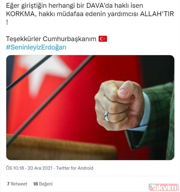 Spekülatif kur atışı ve manipülatif saldırılar nafile! Sosyal medyada tam destek: #YineHaklıÇıktı, #SeninleyizErdoğan - 26