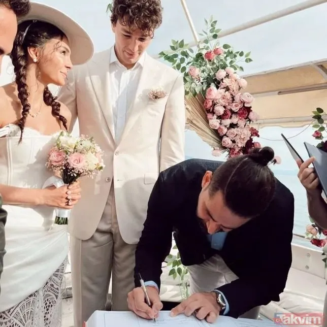 Minuta e fundit: U martuan Ebru Şahin dhe Cedi Osman! Nuk kam parë kurrë një nuse të tillë! Ebru Şahin u magjeps me të bardha! Ja fotot e para nga dasma...