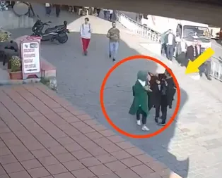 Karaköyde başörtülü kadınlara saldıran provokatör gözaltına alındı