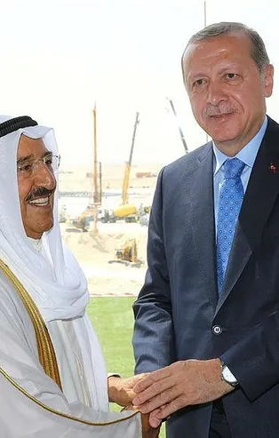 Başkan Erdoğan Kuveyt Emiri ile görüştü