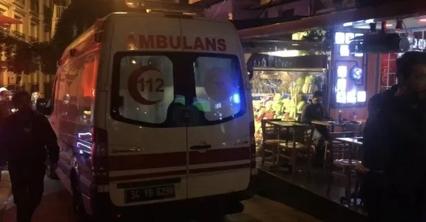 Taksim’de gece kulübünde sürpriz kabusa döndü! Alev alev yandılar