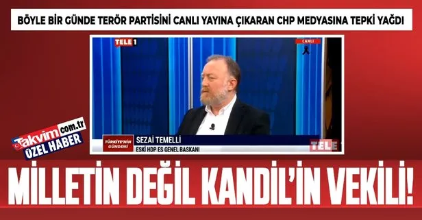 HDP’li Sezai Temelli CHP yandaşı TELE 1’de Bitlis şehitleri üzerinden devleti hedef aldı!