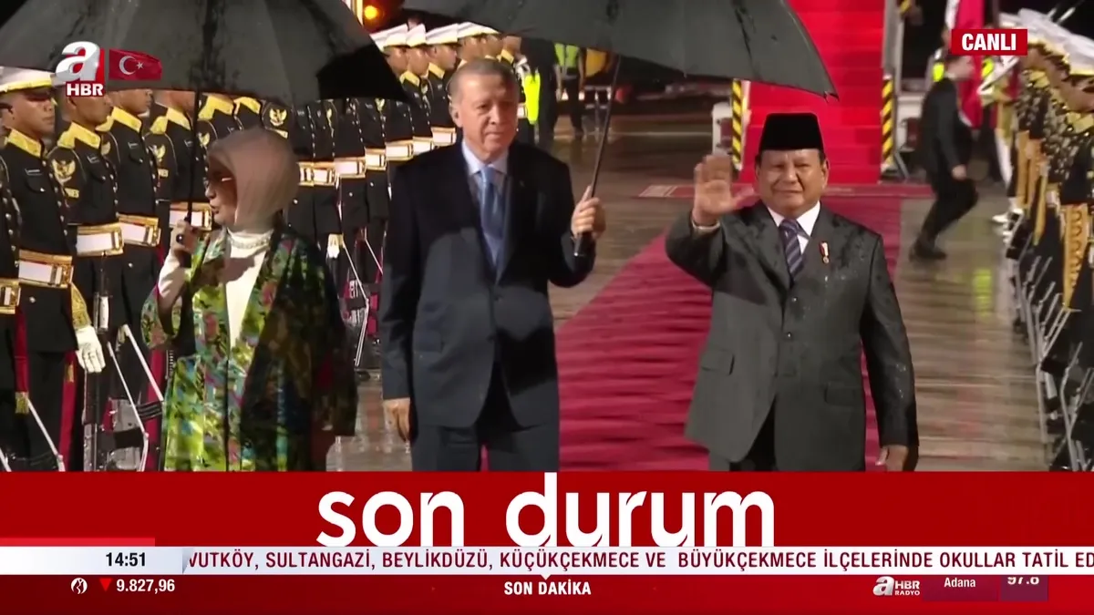 Başkan Erdoğan Endonezya’da!