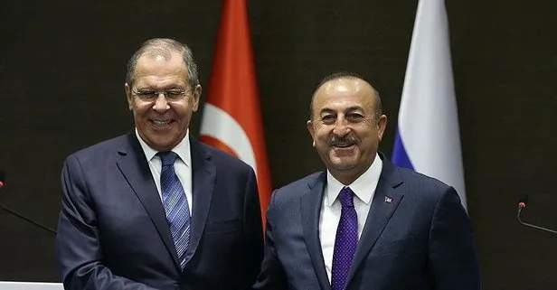 Dışişleri Bakanı Mevlüt Çavuşoğlu, Lavrov ile görüştü