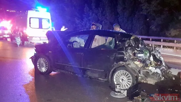 Sapanca'da TEM'i kilitleyen kaza! 5 araç birbirine girdi - 21