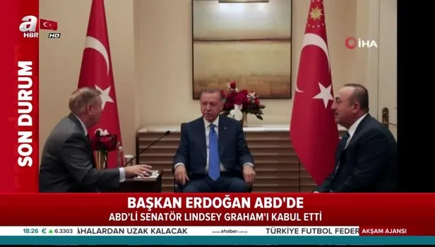 Başkan Erdoğan ABD Senatörü Graham'ı kabul etti