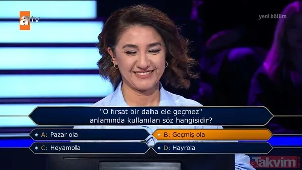 Kenan İmirzalıoğlu'nun sunduğu Kim Milyoner Olmak İster'de kafa karıştıran Demet Akalın sorusu - 25