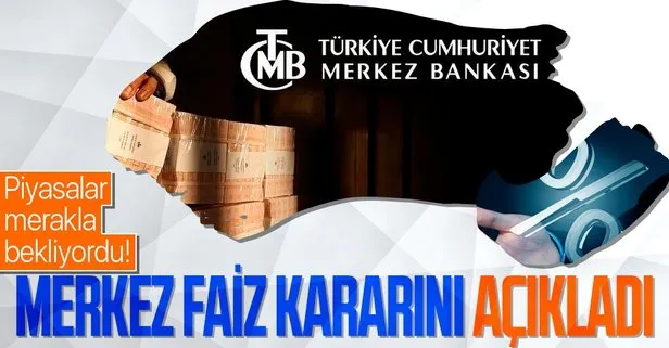 SON DAKİKA: Merkez Bankası faiz kararını açıkladı: Yüzde 19’da sabit tutuldu