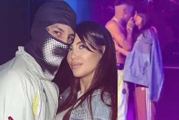 Mauro Icardi'ye bir hançer daha! Wanda Nara'dan 13 yaş küçük sevgilisi L-Gante'ye sahnede öpücük