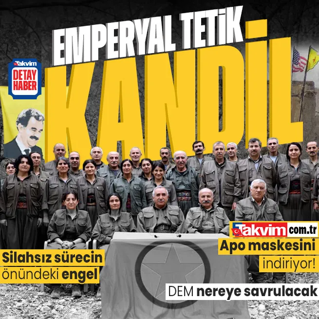 Silahsız sürecin önündeki en büyük engel! Kandilin Apo maskesi düşüyor! DEM nereye savrulacak?