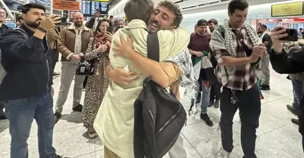 Siyonist İsrail’in alıkoyduğu 4 İngiliz aktivist Londra’ya ulaştı