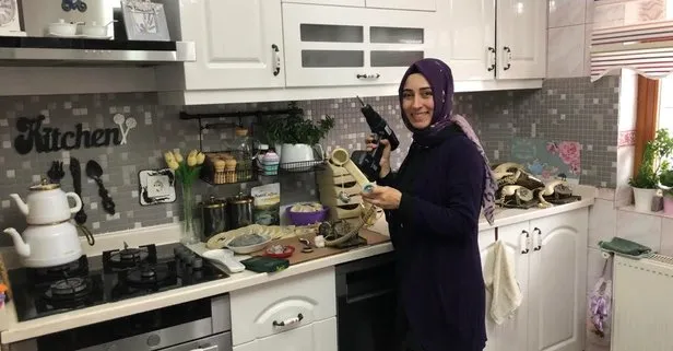 Mutfağını atölye yaptı girişimci bir çok kadına ilham oldu