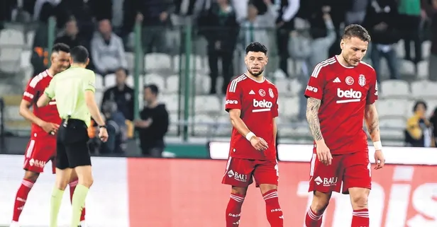 Beşiktaş 41 dakika 9 kişi oynayan Konyaspor’a yenildi!