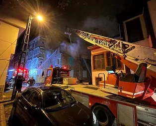 Korkutan yangın! Alevler bir anda binayı sardı