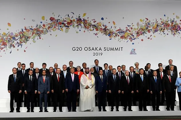 G-20'deki aile fotoğrafında dikkat çeken detay! Başkan Erdoğan ile Trump...