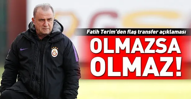 Son dakika: Fatih Terim'den flaş transfer açıklaması