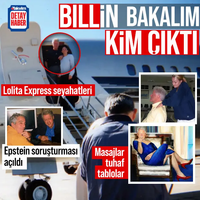 Trump’tan Bill Clinton’a Epstein soruşturması! Lolita Express, masajlar, tuhaf tablolar...