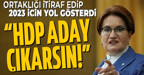 İYİ Parti Genel Başkanı Meral Akşener HDP ile 2019'daki ortaklığı itiraf edip tavsiyede bulundu: HDP 2023'te aday çıkarmalı