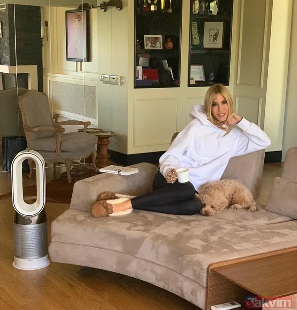 800 metrekarelik 9 odalı villa! Emre Altuğ’un eski eşi Çağla Şıkel’in 2 oğluyla yaşadığı eve bakın! 4 katlı saray yavrusu... - 14