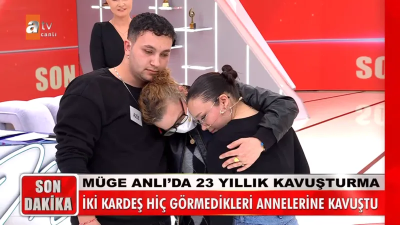 Müge Anlı'da 23 yıldır görmedikleri anneleriyle yüzleştiler: “Bu yaşımda anne sevgisini tattım”-19